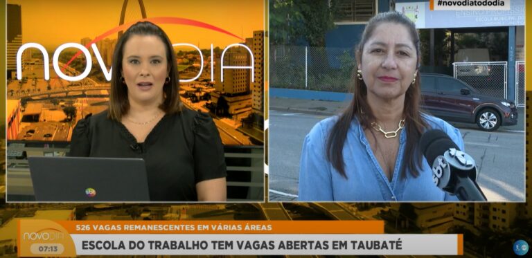 Escola do Trabalho oferece vagas para cursos em Taubaté