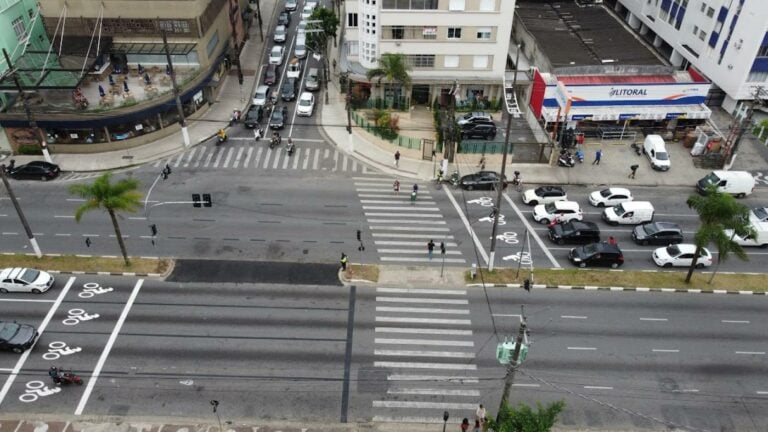 Avenida da praia em Santos ganha novo acesso pelo José Menino