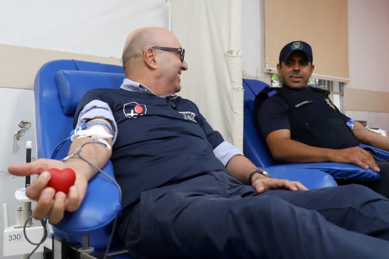 Guarda Municipal realiza 5ª Campanha Sangue Azul para reforçar estoques do Hemocentro