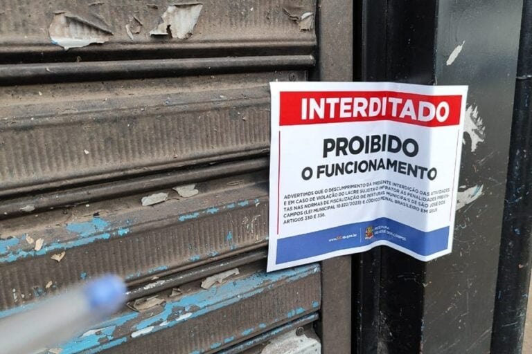 bares e adegas interditados em sjc