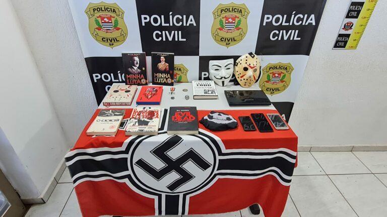 Em Araraquara, polícia deflagra operação contra grupos que propagam o nazismo