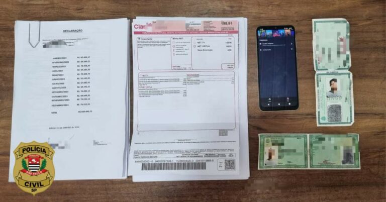 Jovem é preso em flagrante com documentos falsos em Birigui