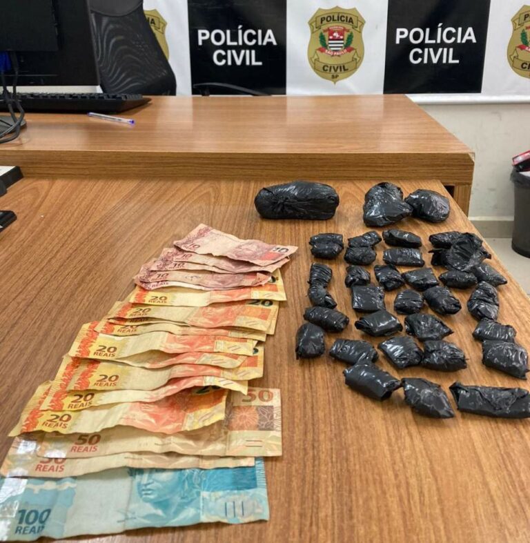 Polícia Civil prende pai e filho por tráfico de drogas em Araçatuba