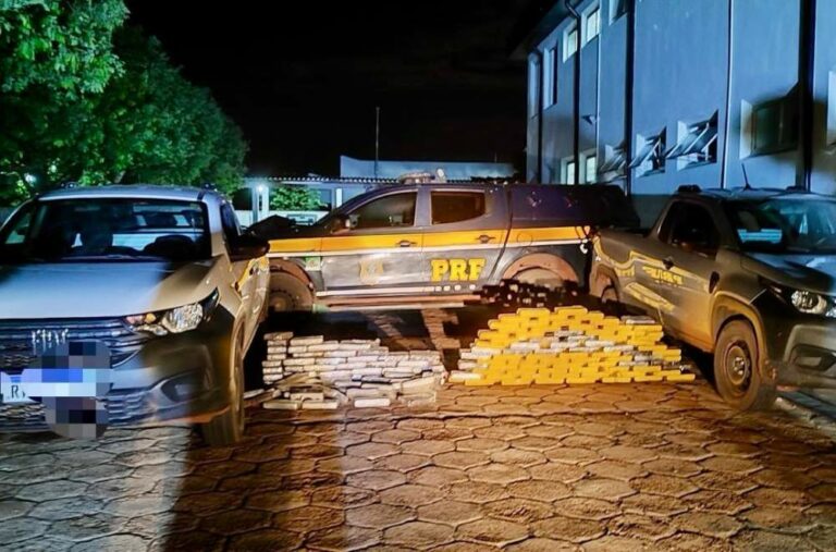 Dupla é presa em Castilho com 354 quilos de cocaína