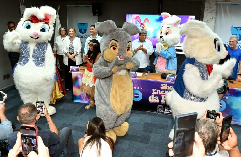 Diversos bairros de Campinas vão receber o “Show Encantado da Páscoa”