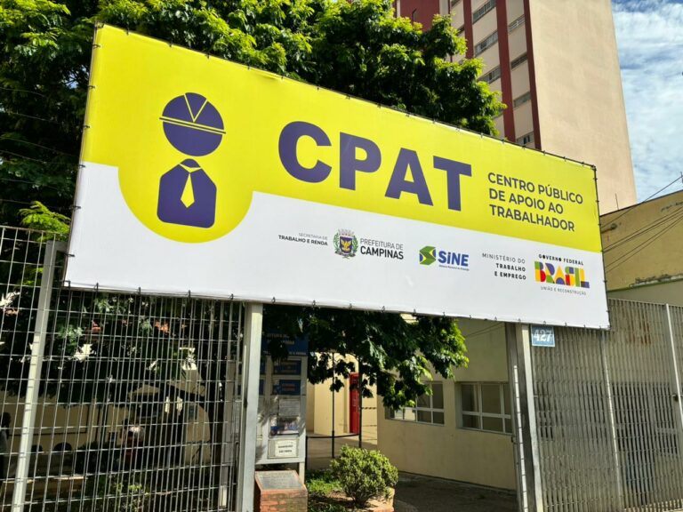 CPAT Campinas abre 400 vagas de emprego nesta quinta-feira