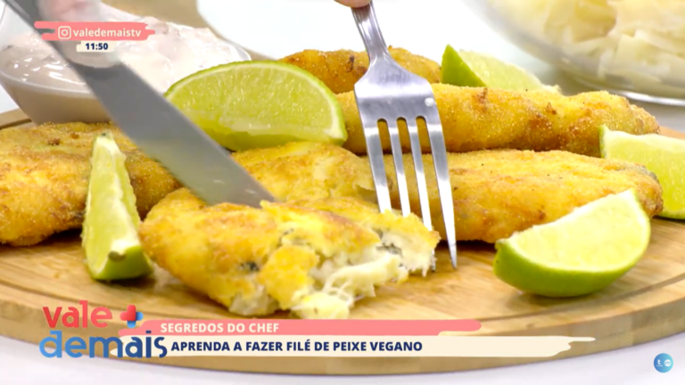 filé de peixe vegano