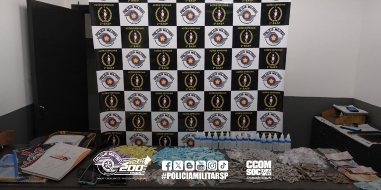 Quatro pessoas são presas por tráfico de drogas em cidade do litoral