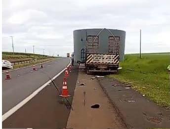 Motorista de escolta é atropelado e morto na madrugada desta segunda-feira (05/02)