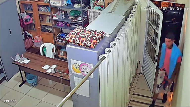 GCM prende homem por tentativa de roubo suspeito invadiu vários comércios