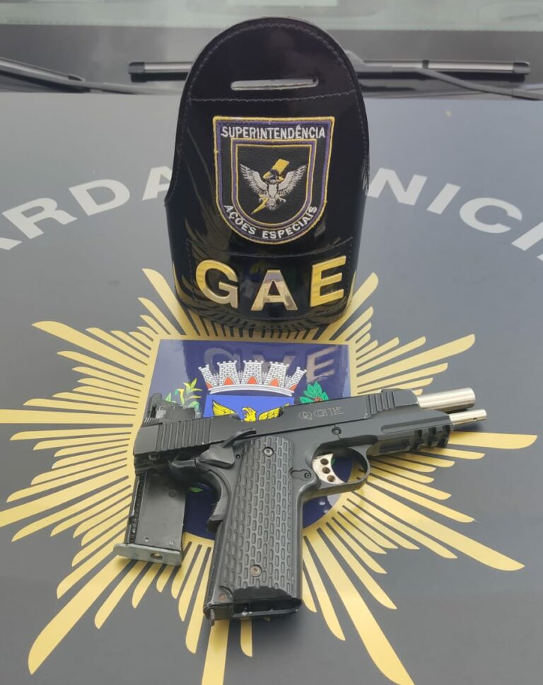 Guarda municipal prende dupla responsável por roubo