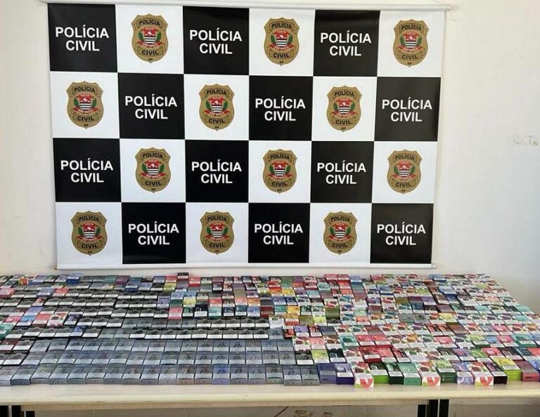 Polícia Civil apreende mais de 400 cigarros eletrônicos