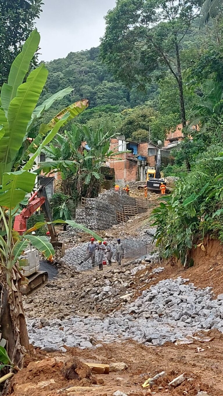 Obras na região da Vila Sahy