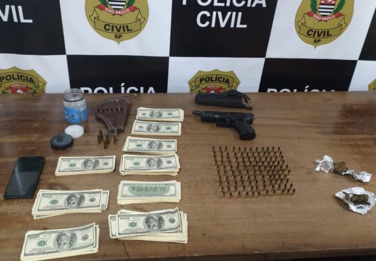 Comerciante é preso por posse irregular de munição e dólares em Nova Luzitânia