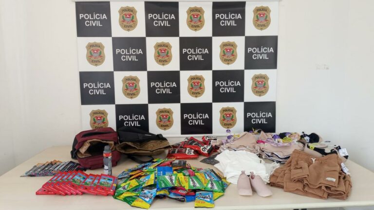 Três mulheres são presas com R$ 2 mil em mercadorias furtadas, veja vídeo