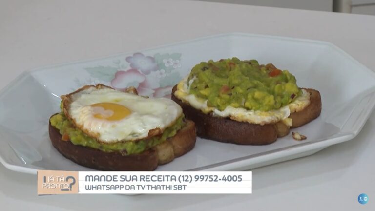 Aprenda a fazer Toast de Guacamole no "Já Tá Pronto?"