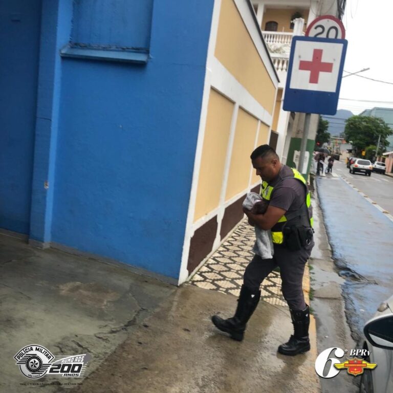 Polícia Militar salva bebê, de 21 dias, engasgado no interior de SP