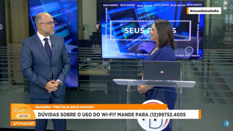 Quadro "Proteja Seus Dados" estreia no programa Novo Dia