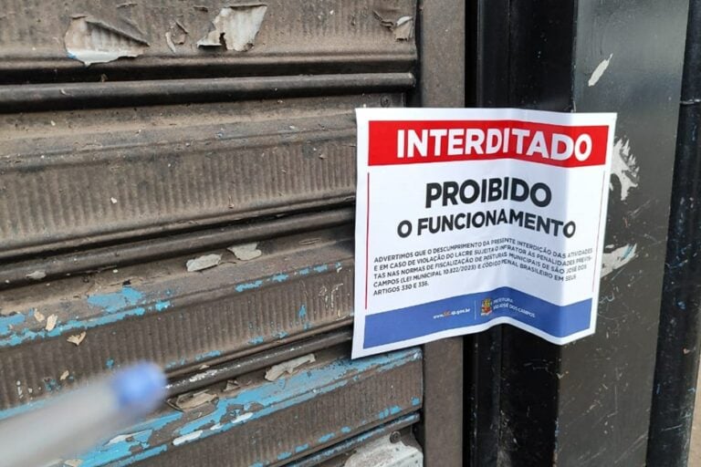 Dois bares são interditados na região sul de São José dos Campos