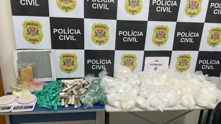 Polícia apreende drogas que seriam comercializadas em Carnaval de Pedreira