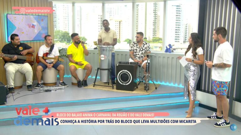 Bloco do Balaio agita o Carnaval de São José dos Campos