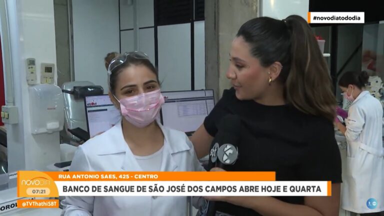 Banco de Sangue de São José abre na segunda e quarta de Carnaval