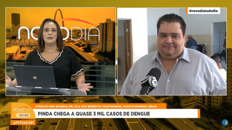 Pinda registra 2.955 casos de dengue em 2024