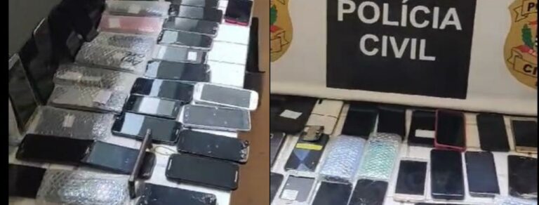 Polícia Civil apreende mais de 500 celulares durante Operação BlockSignal em Santos