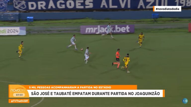 Clássico do Vale termina em empate no "Joaquinzão"