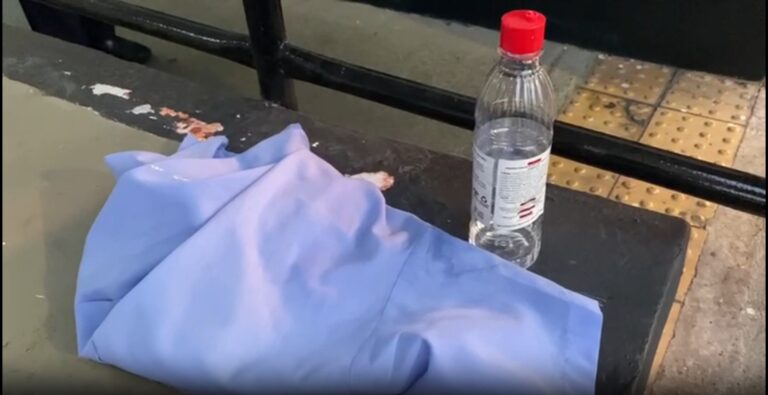 Com líquido inflamável, mulher tenta atear fogo em motorista de ônibus