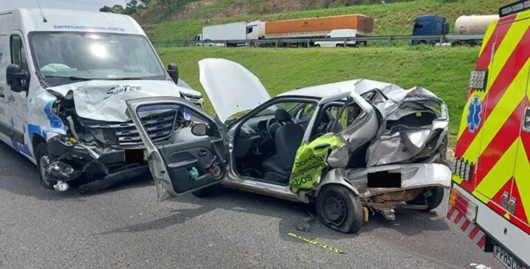 Avó e bebê de dois meses morrem em acidente na Bandeirantes; motorista de aplicativo também morreu