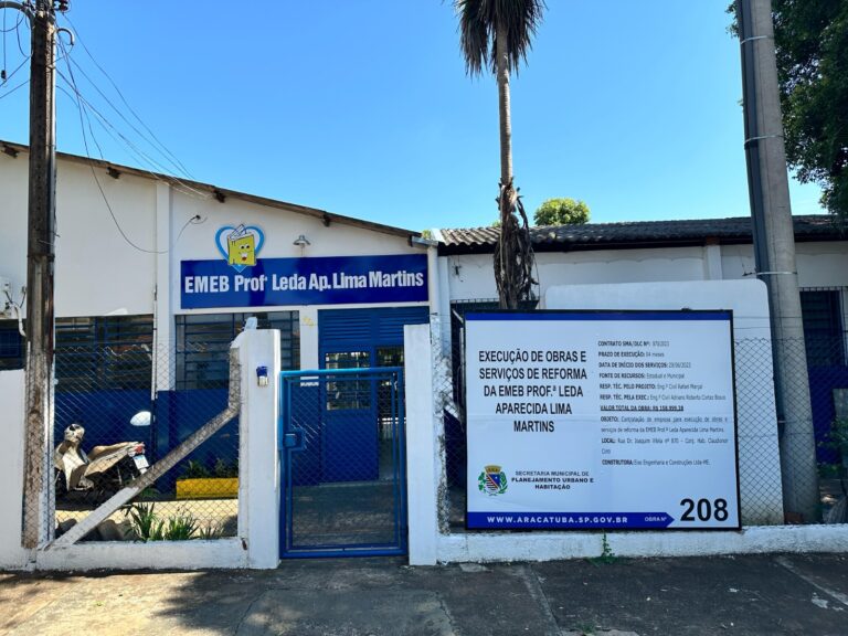 Emeb Profª Leda Aparecida Lima Martins é reinaugurada após reforma em Araçatuba