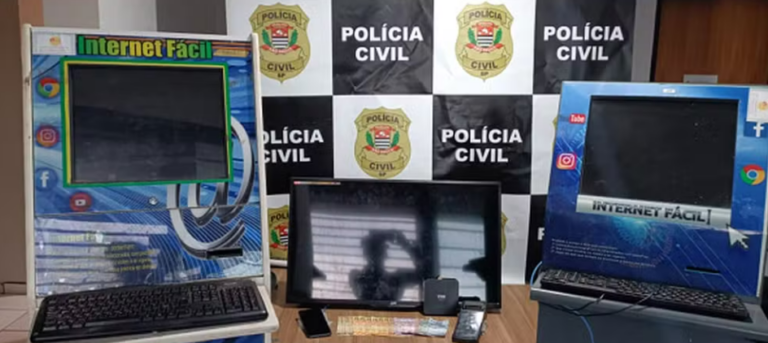 Polícia Civil fecha cassino clandestino e apreende máquinas de jogos em Fernandópolis