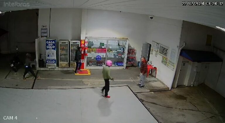 Assaltantes roubam posto três vezes em uma semana e comerciante cobra mais segurança na região