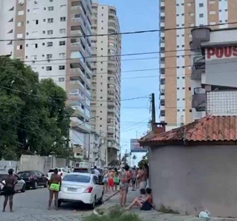 Plano emergencial do prédio com risco de desabamento em Praia Grande