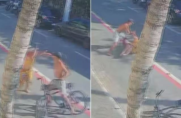 Menor tenta fugir após assaltar uma senhora e é atropelado por kombi