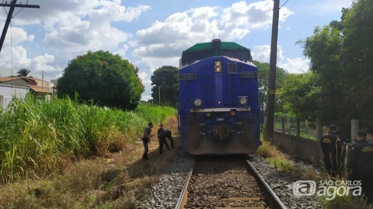 Homem de 41 anos morre atropelado por um trem