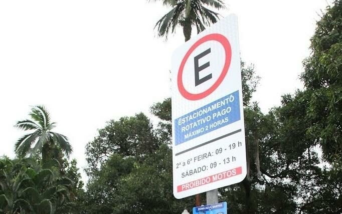 Santos tem reajuste na Zona Azul; confira os novos valores