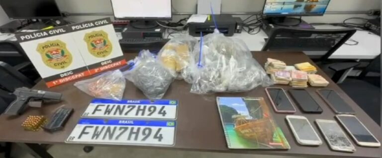 Trio procurado por integrar facção criminosa é preso em Guarujá