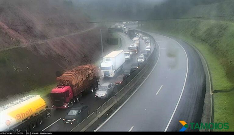 Serra Antiga da Tamoios é interditada devido ao volume de chuvas