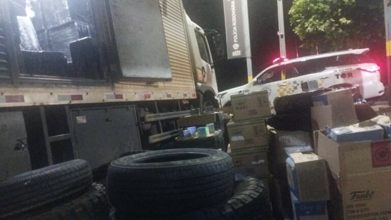 Homem é preso por contrabando em operação conjunta da Polícia Militar Rodoviária e Polícia Federal