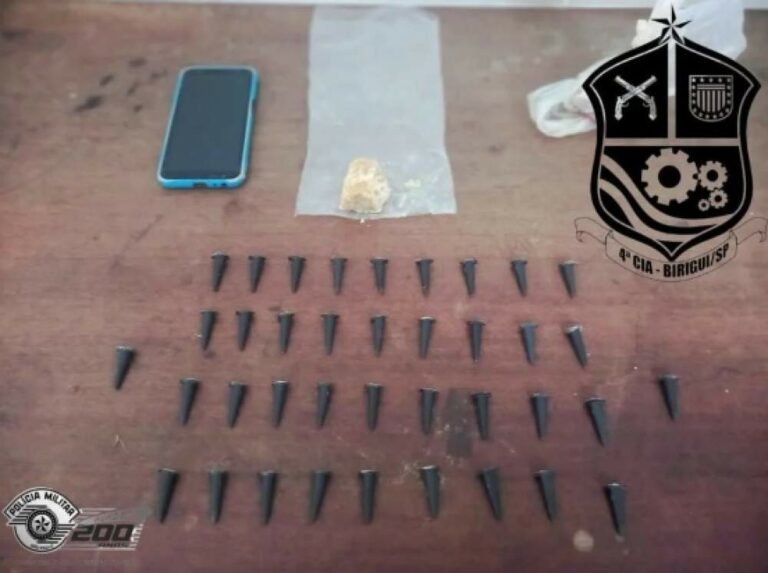Jovem é preso com drogas após tentativa de fuga da polícia em Birigui