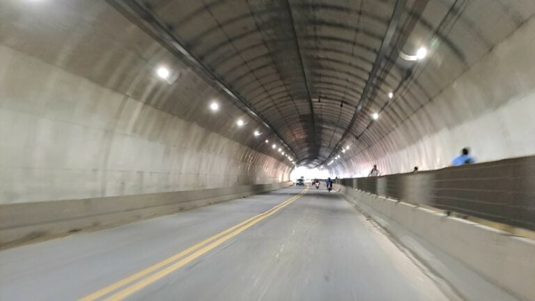 Túnel de Guarujá é interditado para receber nova iluminação nesta segunda-feira