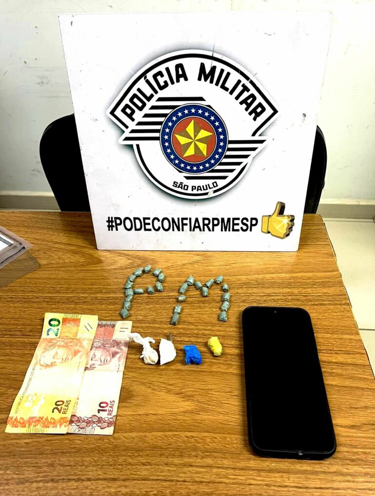 Polícia Militar detém homem por tráfico de drogas em Guararapes