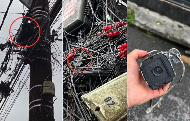 Câmeras do PCC são descobertas em São Vicente