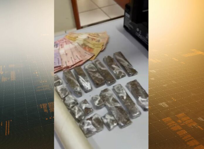 Cão farejador do BAEP encontra drogas no sofá e jovem é preso em flagrante no interior de SP