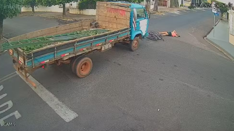 Mulher de 50 anos morre após ser atropelada por caminhão em Buritama