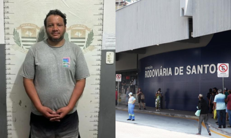 Suspeito de matar a própria filha tenta fugir para Santos e é preso em rodoviária