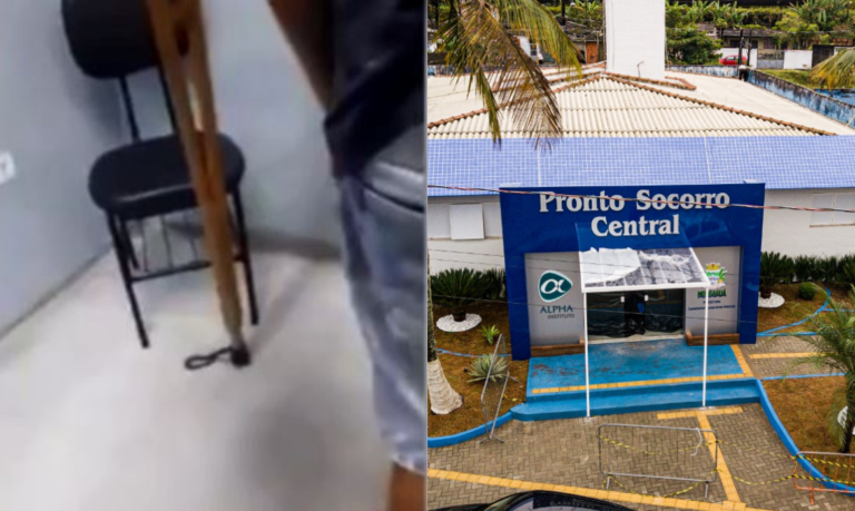 Paciente mata cobra com muleta em hospital de Mongaguá