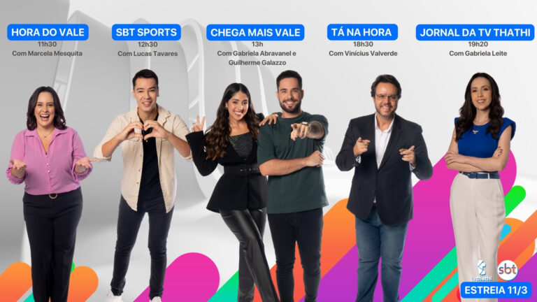 nova programação TV THATHI SBT